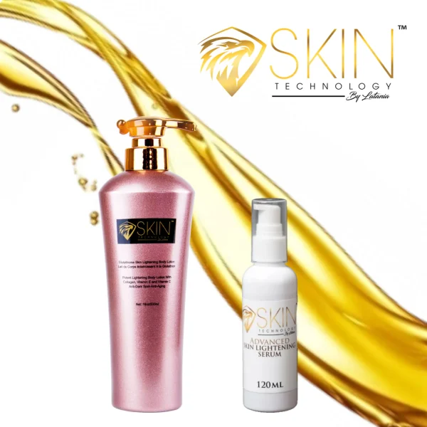 Premium Skin Lightening Body Lotion & Skin Lightening Body Serum Kit